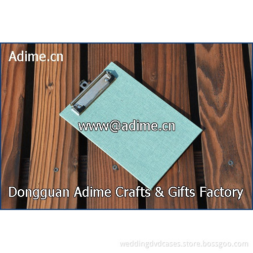 Fabric Linen Cloth textile Swatch Sample Book with Clamp